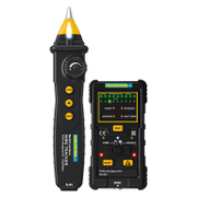 Детектор за откриване и локализиране на скрити обекти Pancontrol и кабели комплект с LAN тестер  1x9, 3x1.5 V, PAN Leitungssucher - product - 033 PKL1902