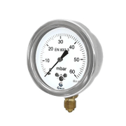 Радиален манометър за въздух Gesa сух  ф 63 мм, 0-0.06 bar, M0401 - product - 033 PNT1014