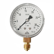 Радиален манометър за въглероден диоксид Austa  ф 63 мм, 0-6 bar, 11МТ - product - 033 PNT1275