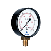 Радиален манометър за въздух Gesa сух  ф 63 мм, 0-0.6 bar, M0201 - product - 033 PNT1559