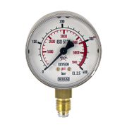 Радиален манометър за въглероден диоксид Oxyturbo  ф 50 мм, 0-315 bar, Mini - product - 033 RDK 865