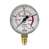 Радиален манометър за въглероден диоксид Oxyturbo  ф 50 мм, 0-315 bar, Mini