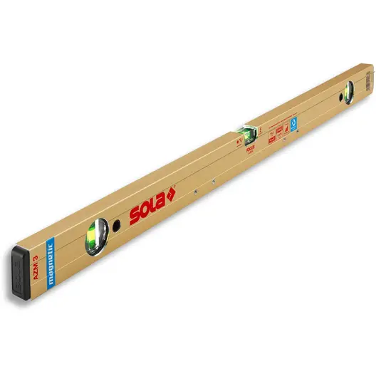 Нивелир алуминиев кутия Sola с магнитна основа  1200 мм, 0.5 мм/м, AZM 3