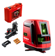 Линеен лазерен нивелир Sola с 2 лъча  25 м, 80 м, 0.2 мм/м, Crossline Green NX - product - 033 SOL1594