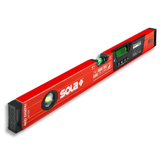 Нивелир алуминиев кутия Sola дигитален  600 мм, 0.5 мм/м, Bluetooth, Red Digital 60