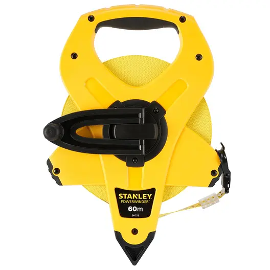 Ролетка за големи дължини Stanley с ръкохватка  60 м, 2-34-775