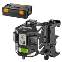 Линеен лазерен нивелир Laserliner 3D  2 батерии и зарядно, 3.7 V, 4.5 Ah, 30 м, 40 м, 0.2 мм/м, X3-Laser Pro