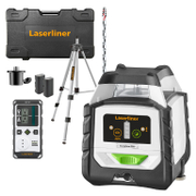 Линеен лазерен нивелир Laserliner с 2 лъча, приемник и тринога  с 2 батерии и зарядно, 7.4 V, 2.6 Ah, 60 м, 0.2 мм/м, DuraPlane G360 - product - 033 VVI 110