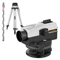 Нивелир оптичен Laserliner комплект  26x, до 200 м, 0.0015 мм/м, 26 Plus