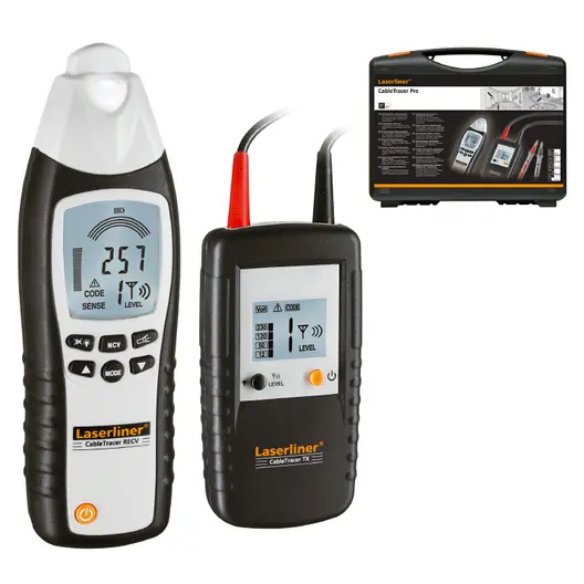Тестер за напрежение Laserliner  AC/DC, 0-400 V, 0-2 м, CableTracer Pro