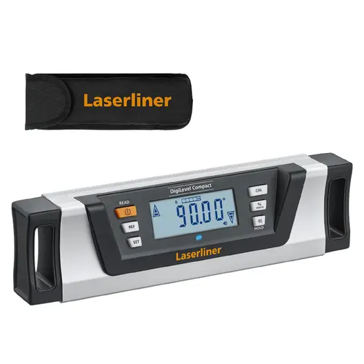 Нивелир алуминиев кутия Laserliner дигитален с магнит  230 мм, 0.05 мм/м, Bluetooth, DigiLevel Compact