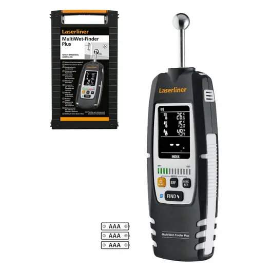 Влагомер за дърво и строителни материали Laserliner  20-80 %, MultiWet-Finder Plus