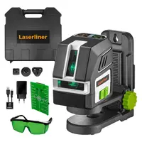 Линеен лазерен нивелир Laserliner с 2 лъча  20 м, 40 м, 0.3 мм/м, PocketCross-Laser 2G