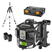 Линеен лазерен нивелир Laserliner 3D  с 2 батерии и зарядно, 3.7 V, 4.5 Ah, 40 м, 60 м, 0.2 мм/м, X3-Laser Pro