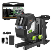 Комбиниран лазерен нивелир Laserliner с 2 линии и 2 точки  с 1 батерия и USB кабел, 55 м, 0.2 мм/м, MasterCross-Laser XPG - product - 033 VVI1793