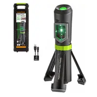 Линеен лазерен нивелир Laserliner с 2 лъча  с вградена батерия и USB кабел, 3.7 V, 1 Ah, 40 м, 0.4 мм/м, SuperCross-Laser Pocket Plus