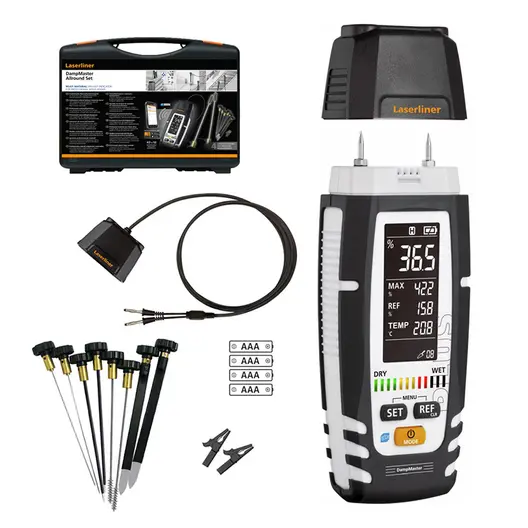 Влагомер за дърво и строителни материали Laserliner  4.6-91.6 %, DampMaster Allround