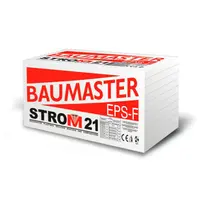 EPS стиропор Strom за изолация на контактна фасада  80x500x1000 мм, 14-16 кг/м3, Baumaster EPS 90