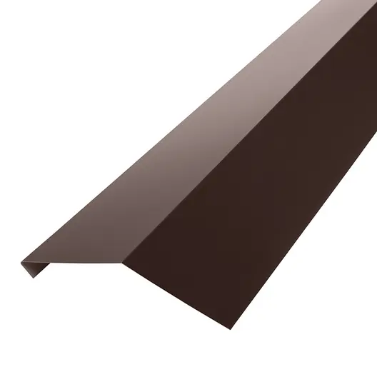 Пола надулучна Bravo за вълнообразна ламарина  0.4x2000 мм, кафява, 8017, Bel Profile Standard