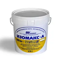 Течна хидроизолационна мембрана Isomax  за покриви и тераси 10 кг, черна, А