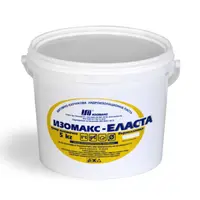 Течна хидроизолационна мембрана Isomax  за покриви и тераси 5 кг, черна, Elasta