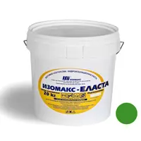 Течна хидроизолационна мембрана Isomax за покриви и тераси  20 кг, зелена, Elasta