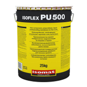 Течна хидроизолационна мембрана Isomat  за покриви и тераси 1.5 г/м2, 25 кг, сива, Isoflex-PU 500 - product - 034 IZO 649