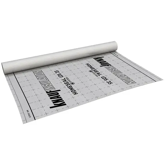 Подпокривно фолио Knauf Insulation водонепропускливо паропропускливо  90 г/м2, 1.5x50 м м, 75 м2, Homeseal LDS 35