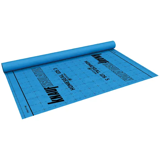 Подпокривно фолио Knauf Insulation частично паропропускливо  120 г/м2, 1.5x50 м, 75 м2, Homeseal LDS 5 Silk