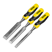 Длето дърводелско Stanley плоско с пластмасова дръжка комплект 3 бр., 12-25 мм, 2-16-883 - product - 036 STY 147