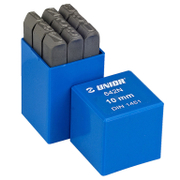 Цифри Unior за ръчно набиване комплект 9 бр., 8 мм, 642NPB - product - 037 UNR 051
