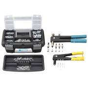 Нитачка за поп-нитове Fervi ръчна комбинирана комплект  М3-М8, 2.4-4.8 мм, S018 - product - 038 FRV 026