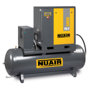 Винтов компресор с ресивър NUAIR с изсушител и ремъчна предавка   20 к.с., 500 л, 1850 л/мин, 10 bar Sirio 15-10-500 ES - promo-pack - 140630