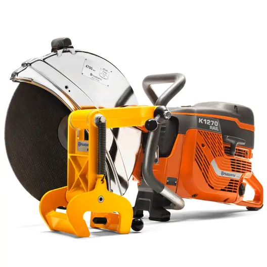 Бензинов ъглошлайф Husqvarna Construction за релси 7.8 к.с., 5800 W, 350 мм, K 1270 Rail