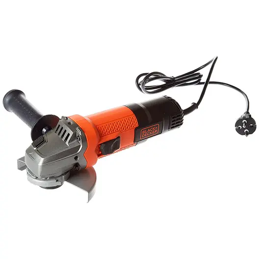 Електрически ъглошлайф Black & Decker  800 W, 125 мм, 12 000 об./мин, BEG120-QS