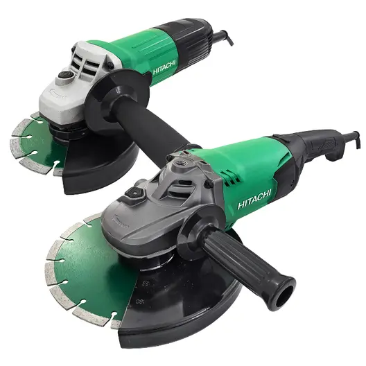 Електрически ъглошлайф HiKOKI - Hitachi комплект  G23SW2, G13SR4, KG23SA