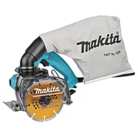 Електрически ръчен циркуляр Makita с диамантен диск  1400 W, ф 125 мм, 12 200 об./мин, 4100KB