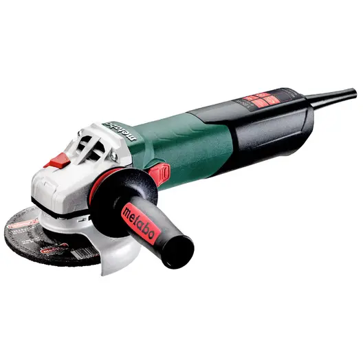 Електрически ъглошлайф Metabo с регулиране на оборотите и плавен старт 1550 W, 125 мм, 2800-11 000 об./мин, WEV 15-125 Quick