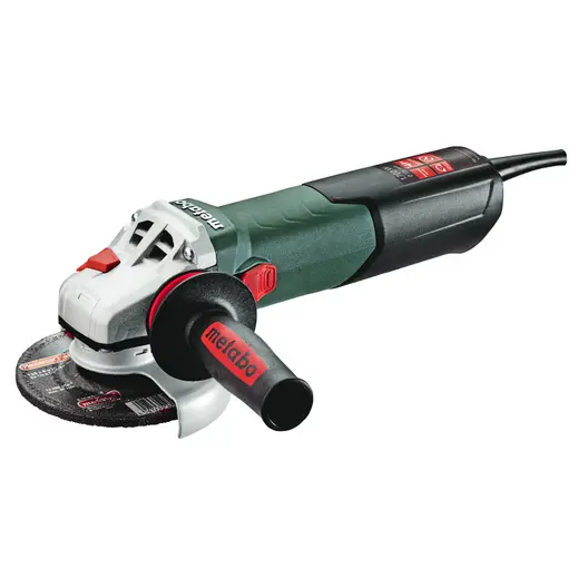 Електрически ъглошлайф Metabo с регулиране на оборотите 1700 W, 125 мм, 
2800-11 000 об./мин, WEV 17-125 Quick
