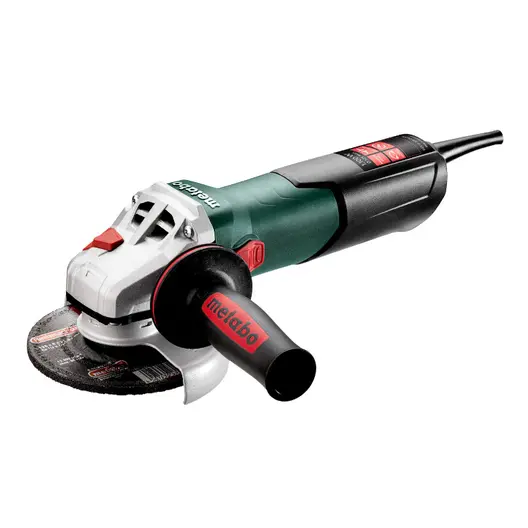 Електрически ъглошлайф Metabo с регулиране на оборотите и плавен старт 1100 W, 125 мм, 2800-10 500 об./мин, WEV 11-125 Quick