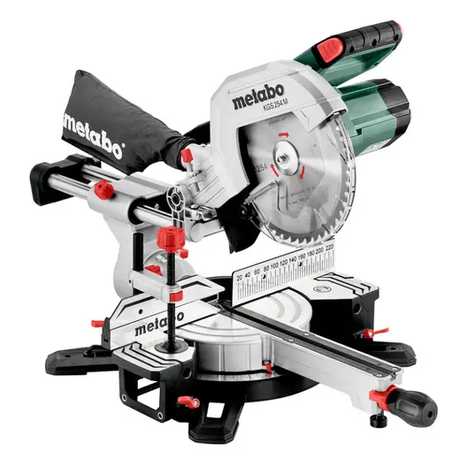 Настолен циркуляр Metabo герунг потапящ с изтегляне  1450 W, ф 254 мм, 4500 об./мин, KGS 254 M