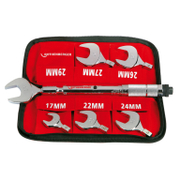 Ключ Rothenberger динамометричен комплект   17-29 мм, 1/4-5/8 , 10-75 Nm, 284 мм, 6 бр.  - promo-pack - 141391