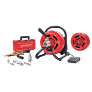 Машина Rothenberger за почистване на тръби и канали електрическа комплект 250 W, ф 10 - 13 мм, 15 м Rodrum S13 - promo-pack - 141399