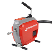 Машина Rothenberger за почистване на тръби и канали акумулаторна  с 1 батерия и зарядно, 18 V, 8 Ah, ф 8-22 мм R600 VarioClean - promo-pack - 141400