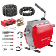 Машина Rothenberger за почистване на тръби и канали електрическа комплект 400 W, ф 16/22 мм R600 - promo-pack - 141401