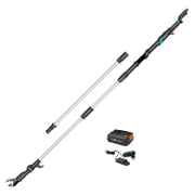 Акумулаторна овощарска ножица Gardena за високи клони   с 1 батерия и зарядно, 18 V, 2 Ah, ф 28 мм, 4 м HighCut 360/18V P4A - promo-pack - 141581