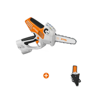 Трион STIHL верижен акумулаторен   без батерия и зарядно, 2x10.8 V, 15 см, 1/4 , 1.1 мм GTA 40 + Кобур STIHL за верижен трион   GTA 40  - promo-pack - 143143