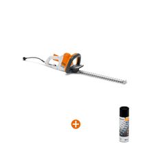 Храсторез STIHL електрически за жив плет  420 W, 450 мм HSE 42 + Спрей за почистване STIHL на смоли   0.3 л 