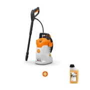 Електрическа водоструйка STIHL    1700 W, 330-430 л/ч, 120 bar RE 80 X + Шампоан STIHL за безчетково миене на автомобили и двигатели   1 л Profi CP 200 - promo-pack - 143128