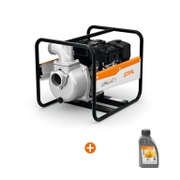 Бензинова помпа STIHL за поливни води   63 м3/ч, 31 м, 3 , 7 м WP 600 + Масло STIHL четиритактово   0.6 л 10 W-30 - promo-pack - 143133